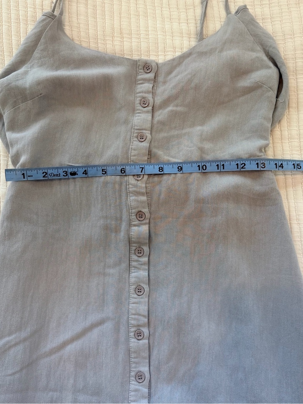the clothing company Dusty Lavender Smocked Dress - Picture 9 of 11